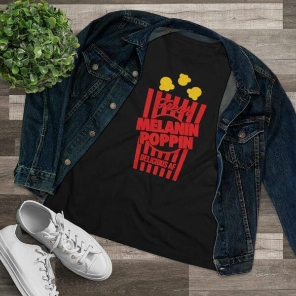 Fresh Melanin Poppin Women's Premium Tee - Image 2