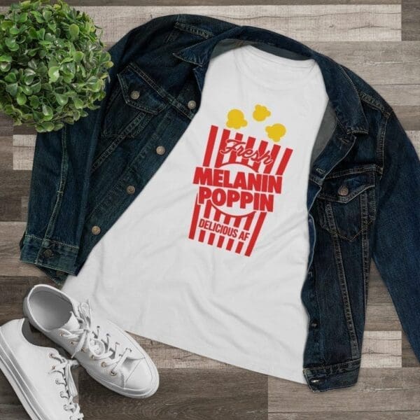 Fresh Melanin Poppin Women's Premium Tee - Image 6