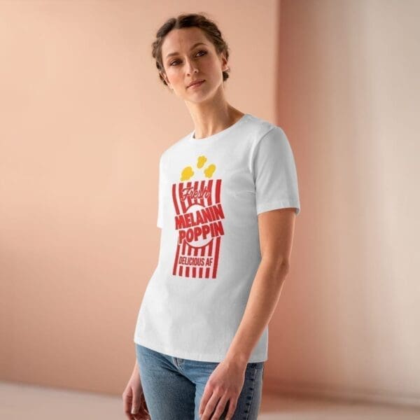 Fresh Melanin Poppin Women's Premium Tee - Image 8