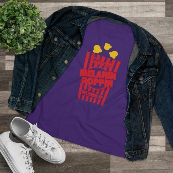 Fresh Melanin Poppin Women's Premium Tee - Image 22