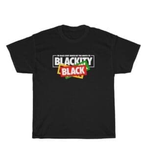 Blackity Black Black Black Unisex Heavy Cotton Tee