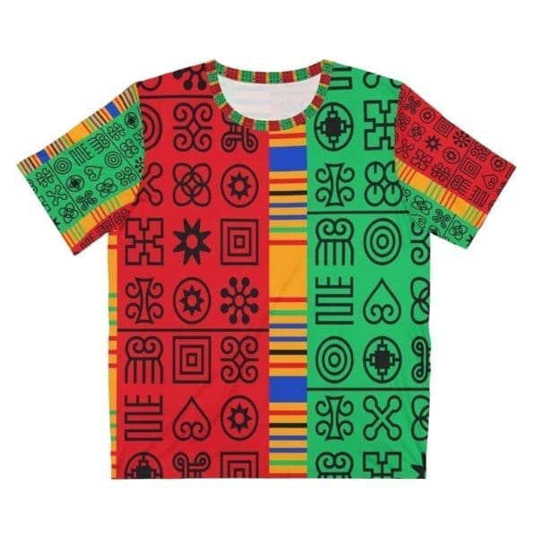 Adinkra Unisex AOP Cut & Sew T-Shirt - Image 9