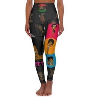 Black Betty Boop Yoga Pants