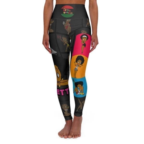 Black Betty Boop yoga pants