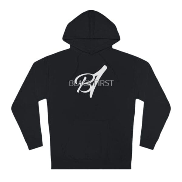 Black First Unisex Hooded Sweatshirt