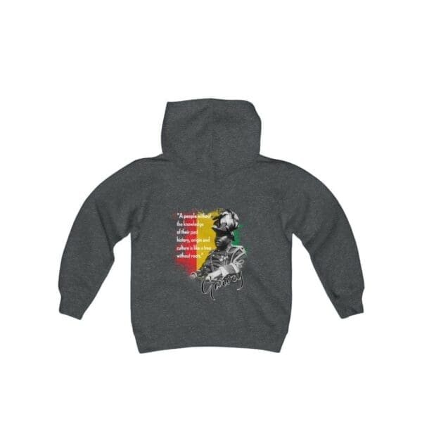 Marcus Garvey Youth Hooded Sweatshirt - Image 4