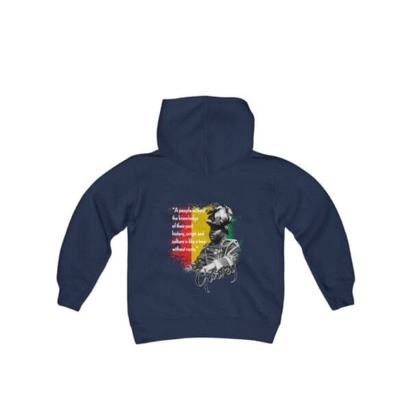 Marcus Garvey Youth Hooded Sweatshirt - Image 6