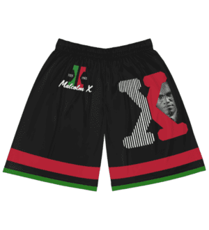 Malcolm X Black Power Basketball Shorts