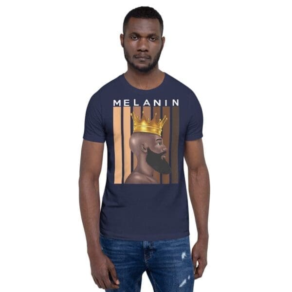 Black King Fathers Day Melanin Shirt - Image 2