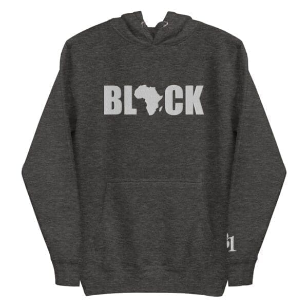 Black Power Embroidered Hoodie - Image 2