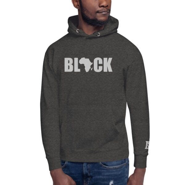 Black Power Embroidered Hoodie - Image 3