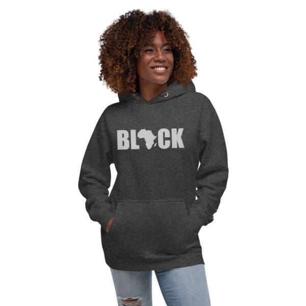 Black Power Embroidered Hoodie - Image 6