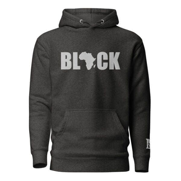 Black Power Embroidered Hoodie - Image 9