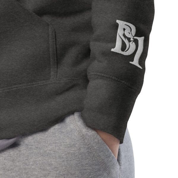 Black Power Embroidered Hoodie - Image 8