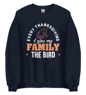 Thanksgiving Christmas Holiday Apparel Turkey Sweatshirt