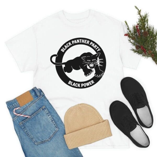 Black Panther Party Black History Mens Graphic Tee - Image 8