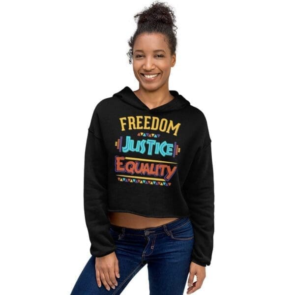 Crop Top Womens Hoodie Oversized Hoodie - Image 2