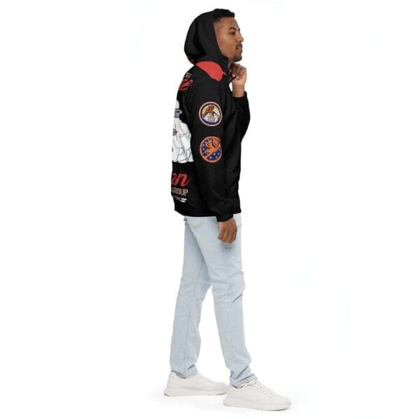 Tuskegee Airmen Men's Lightweight Jacket - Side View: Military history-inspired outerwear