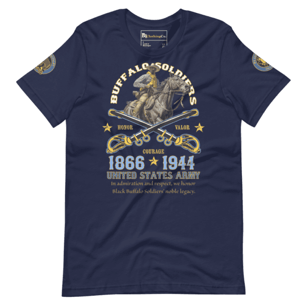 Black History Shirt - Buffalo Soldiers Emblem
