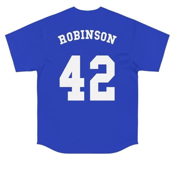 Detailed Close-up of Jackie Robinson's Iconic Number 42