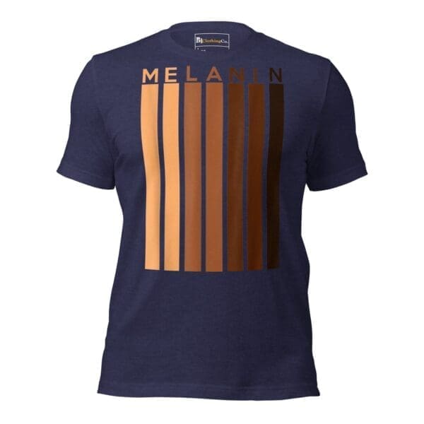 Vibrant Graphic Tee Design Showcasing Shades of Melanin