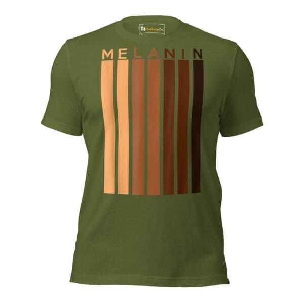 Vibrant Graphic Tee Design Showcasing Shades of Melanin