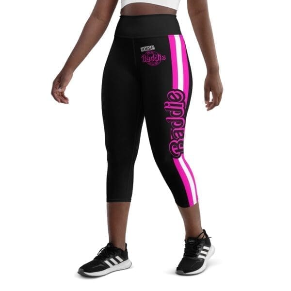 Baddie Yoga Capri Leggings - Side View