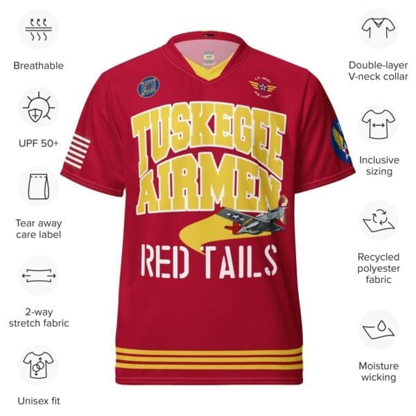 Tuskegee Airmen Sports Jersey front view