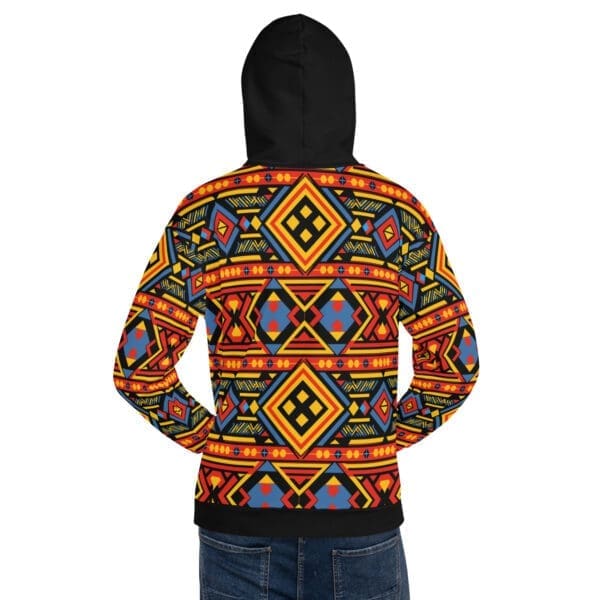 Relaxed Fit of African Tribal Hoodie