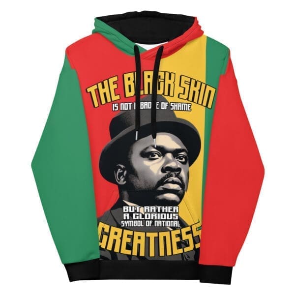 Marcus Garvey Hoodie with vibrant print