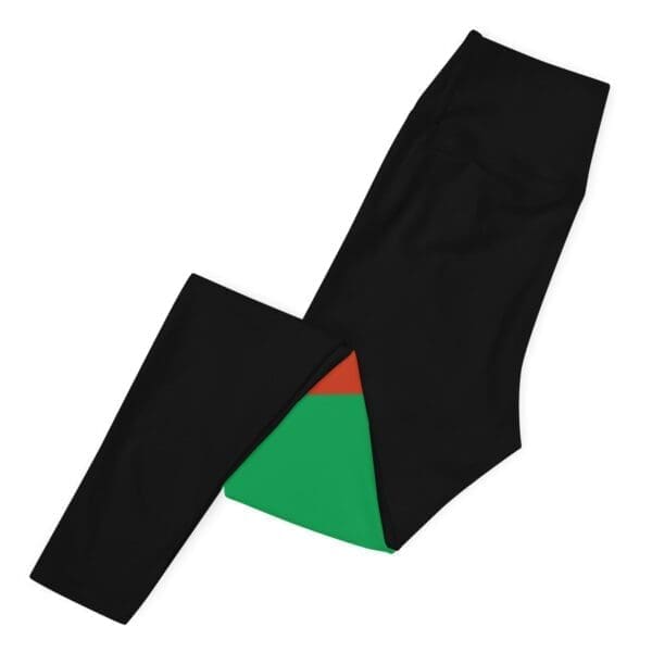 High-waist fit of our Color Block Yoga Leggings.