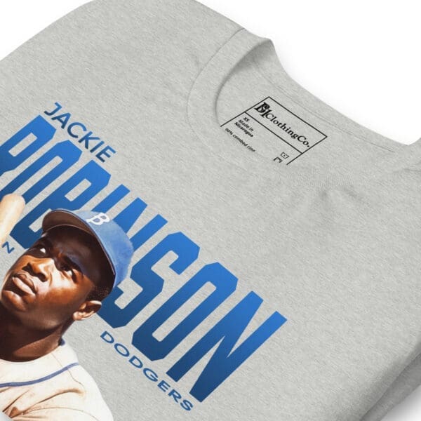 Back view of Jackie Robinson Black History Shirt