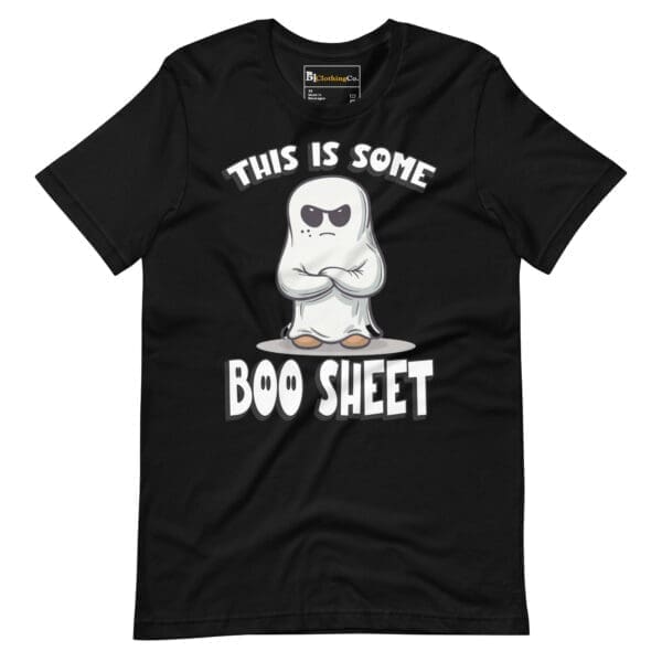 Boo Sheet Halloween graphic tee in various colors