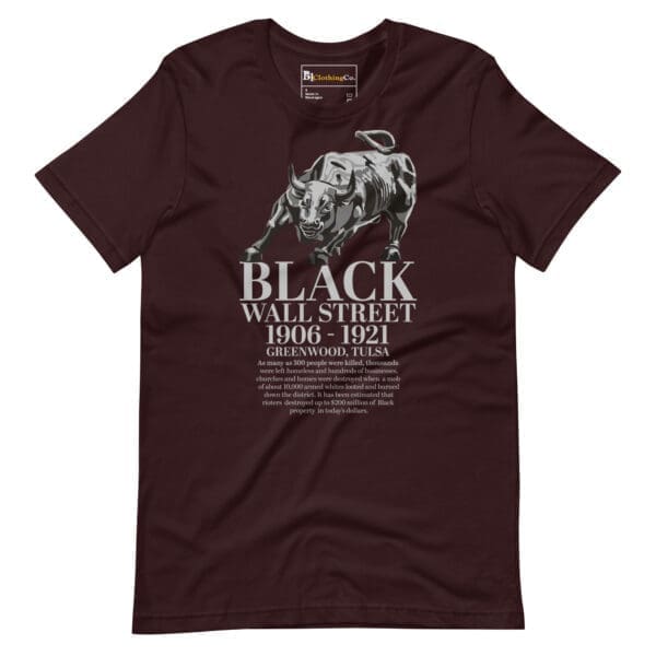 Black Wall Street history tee