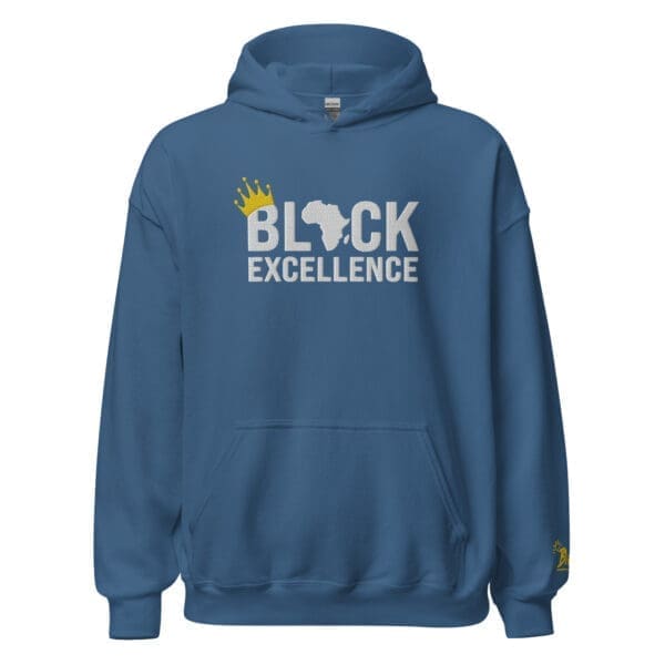 Black Excellence Hoodie - Front View