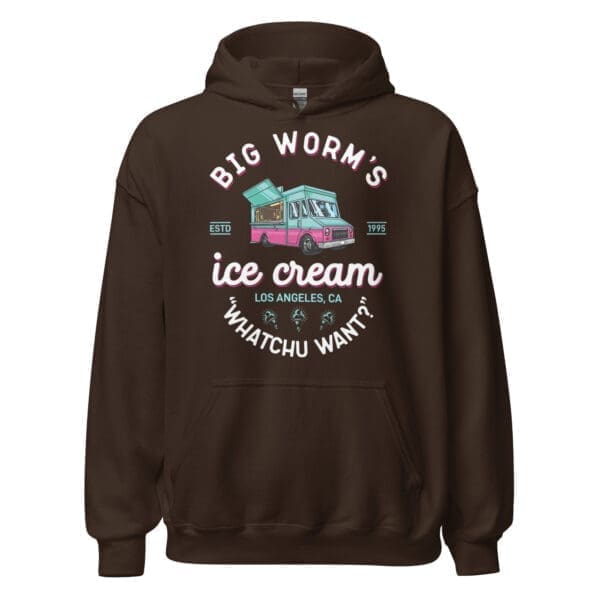 Movie Friday Big Worm Ice Cream Unisex Hoodie