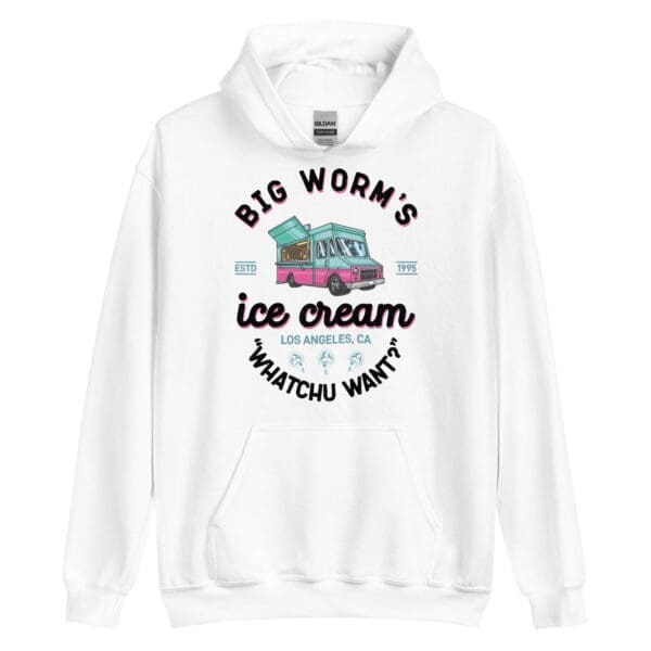 Movie Friday Big Worm Ice Cream Unisex Hoodie