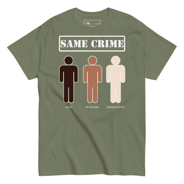 American crime Same Crime Social Justice t-shirt