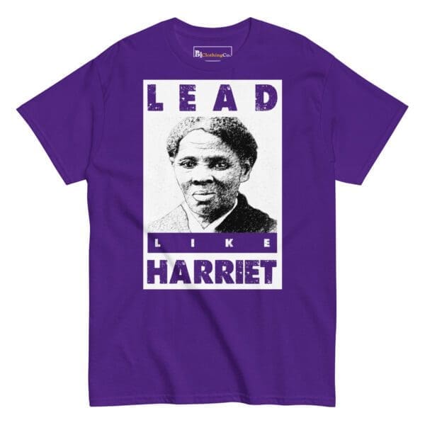 Fashionable Black history month T-shirt with Harriet Tubman print