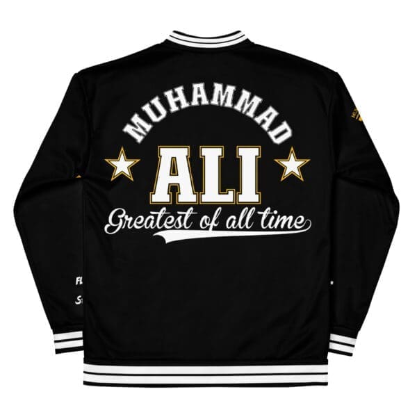 Black history icon varsity jacket