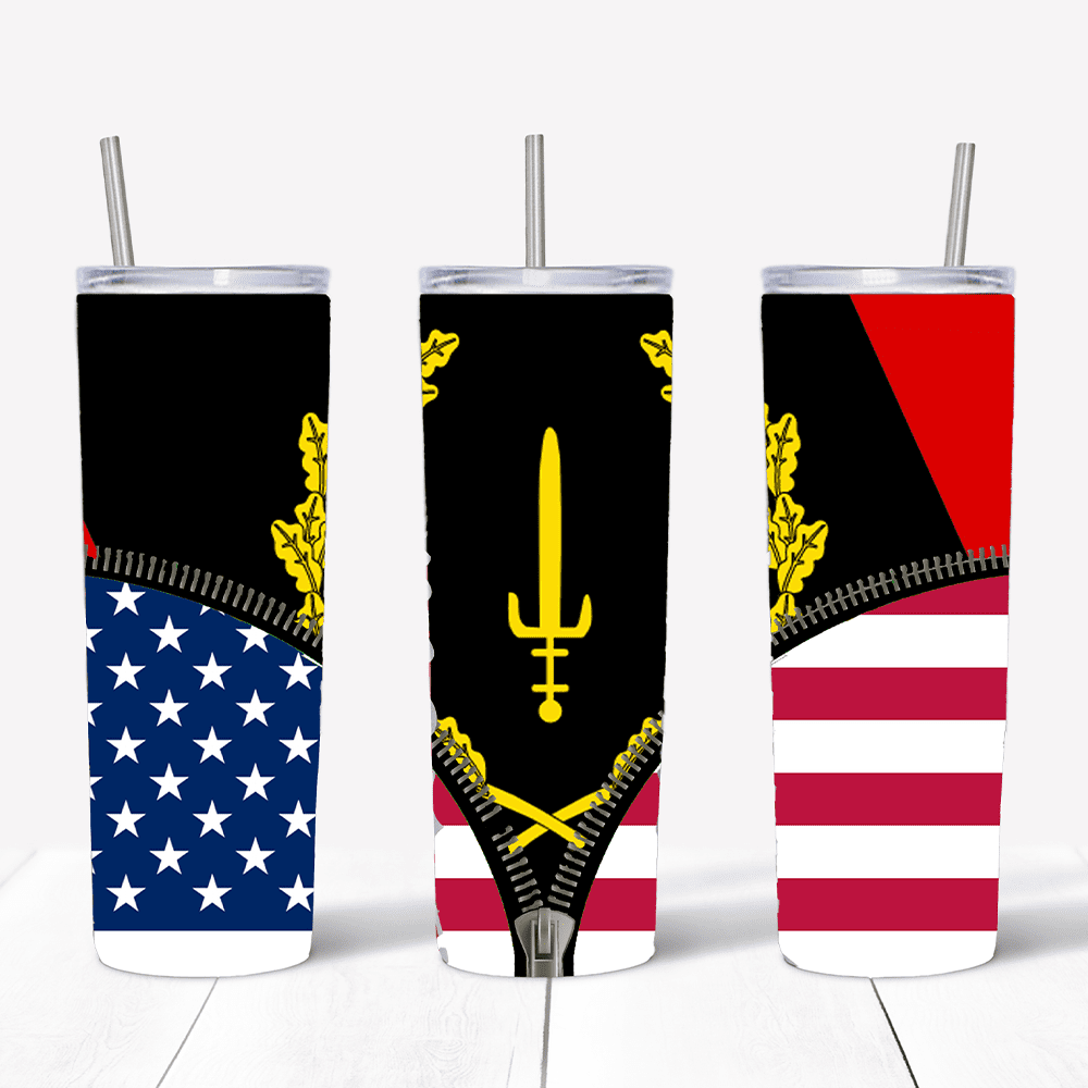 Durable patriotic stainless cup for everyday use