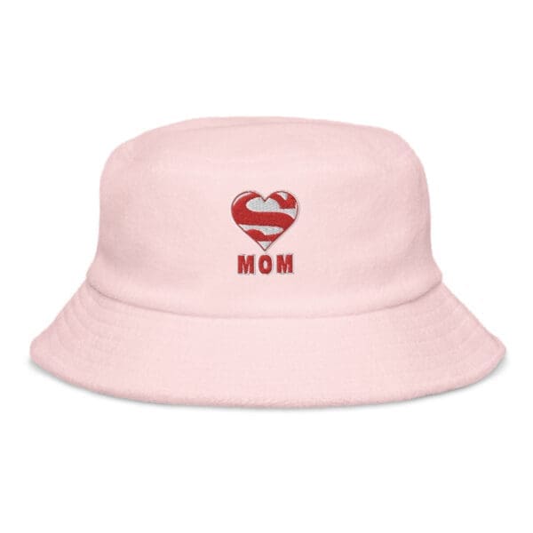 Summer bucket hat in terry cloth material