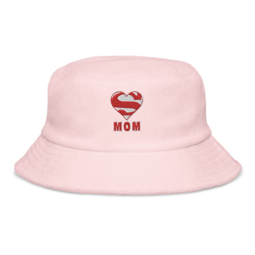 Summer bucket hat in terry cloth material