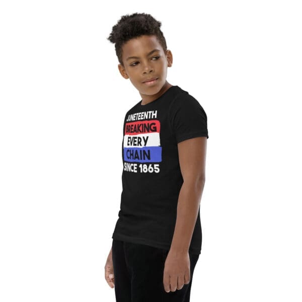 Youth tee honoring Juneteenth