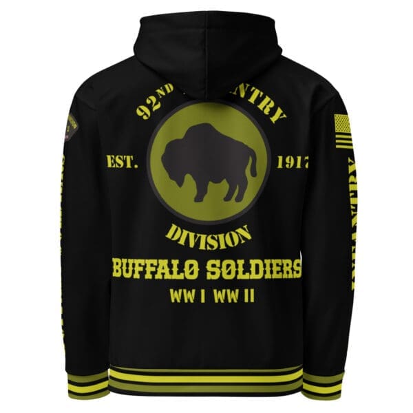 92nd Infantry Division Buffalo Soldiers WWII Hoodie - Image 3