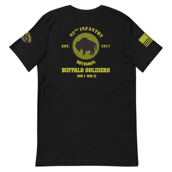 92nd Infantry Buffalo Soldiers 'Deeds Not Words' Tee - Image 5