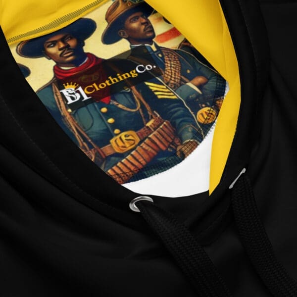 Black history clothing with military pride