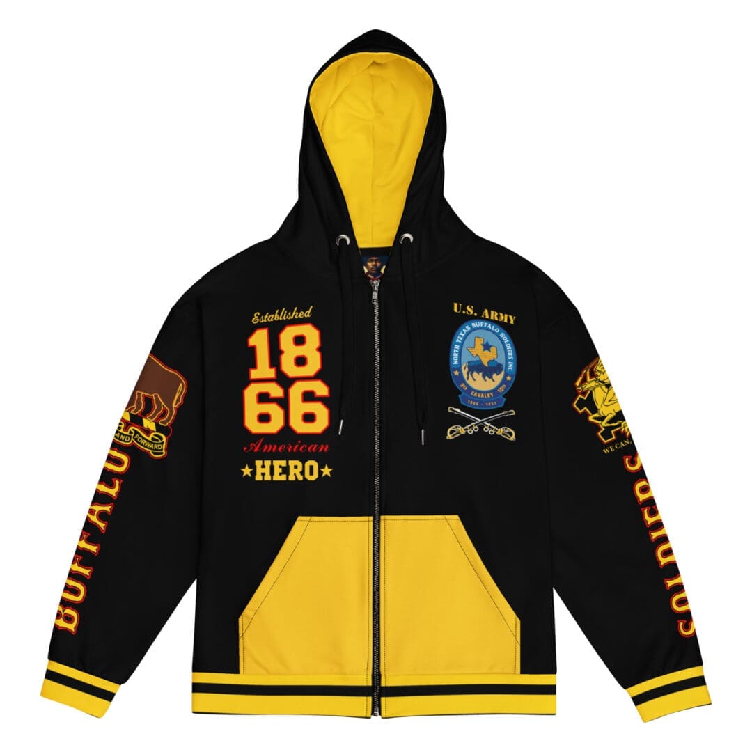 Buffalo Soldiers zipper hoodie