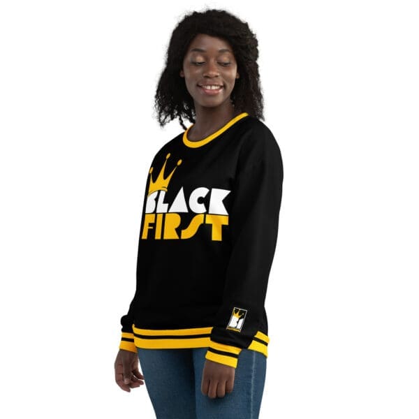 Vibrant black culture fashion sweatshirt