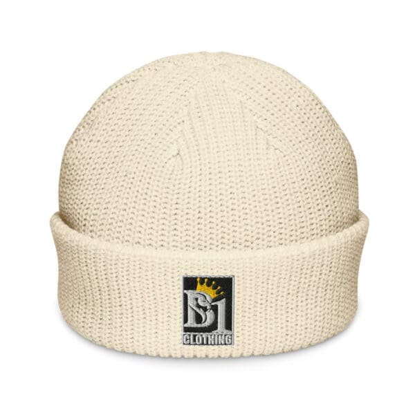 Casual soft knit fisherman beanie